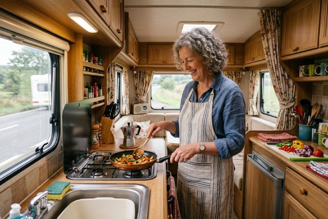Cuisiner en caravane